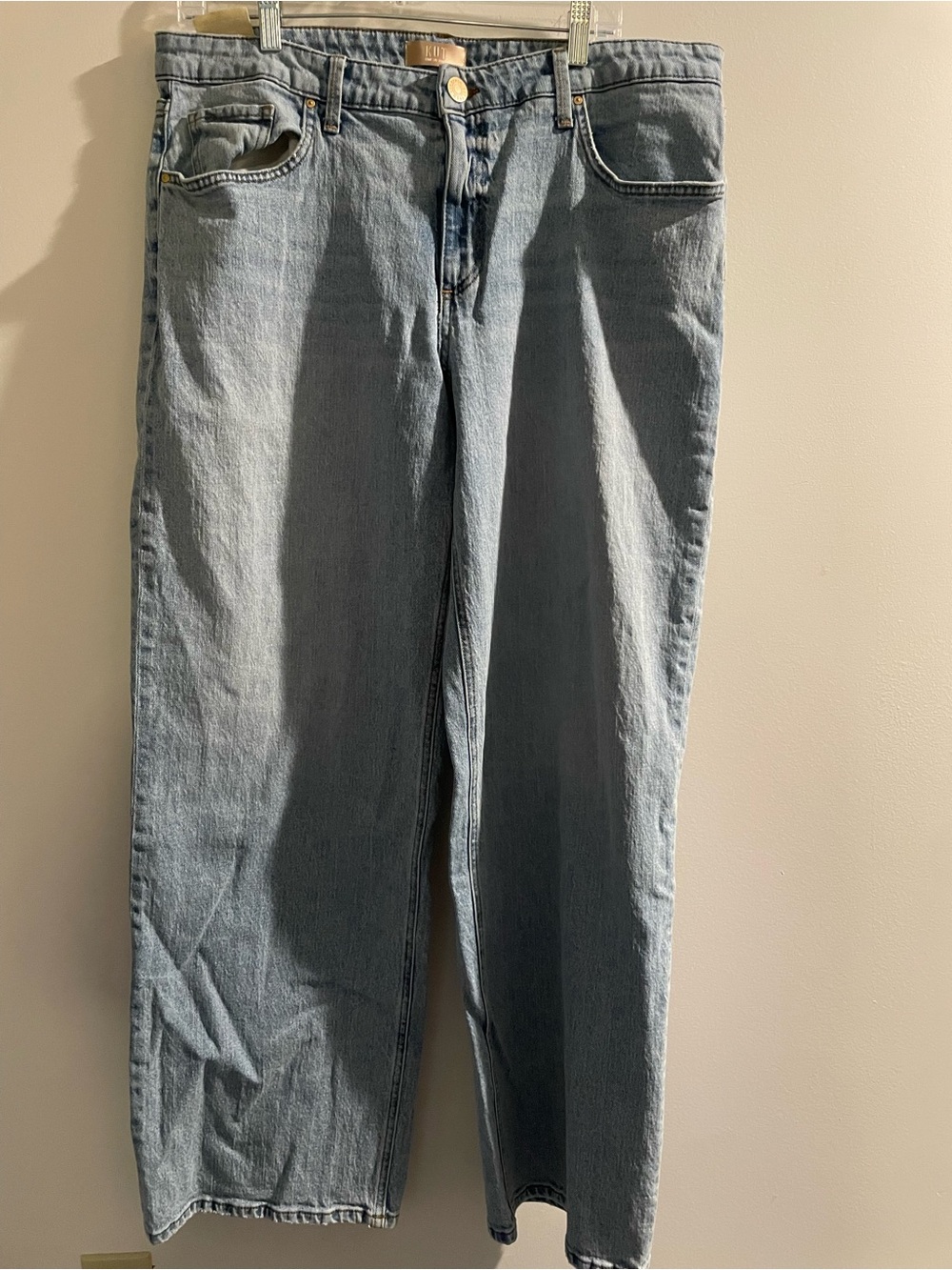 Kut from the Kloth low rise baggy straight jeans 14
